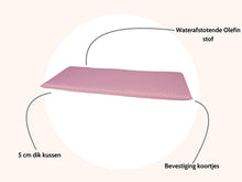 Load image into Gallery viewer, MaximaVida bench cushion Stine - 170 x 48 x 5 cm pink