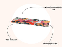 Load image into Gallery viewer, MaximaVida bench cushion Vaiana 116 x 40 x 4 cm - water-repellent