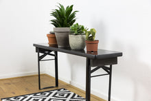 Load image into Gallery viewer, MaximaVida foldable picnic bench Berlin 120 cm black - FSC certified