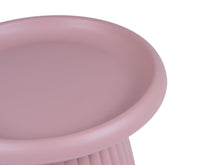 Load image into Gallery viewer, MaximaVida plastic side table Mila round 50 cm salmon pink