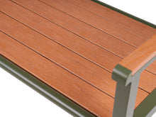 Load image into Gallery viewer, MaximaVida aluminium garden bench Bermuda 120 cm olive green