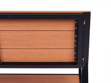 Load image into Gallery viewer, MaximaVida aluminium garden bench Bermuda 120 cm black