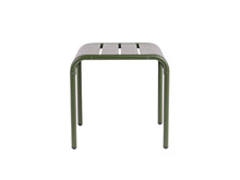 Load image into Gallery viewer, MaximaVida metal side table stool Max 45 cm olive green