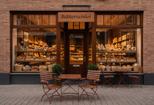 Lade das Bild in den Galerie-Viewer, MaximaVida klappbares quadratisches Akazien-Bistro-Set Toscana 70 cm rostbraun Stühle mit Armlehne