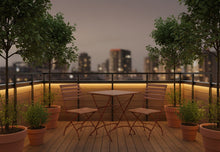 Load image into Gallery viewer, MaximaVida foldable square acacia bistro set Toscana 70 cm rust brown - without armrest