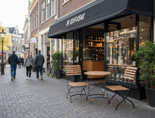 Load image into Gallery viewer, MaximaVida foldable round acacia bistro set Toscana 70 cm black - chairs without armrests