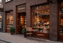 Load image into Gallery viewer, MaximaVida foldable round garden table Toscana Ø 70 cm rust brown - 100% FSC excellent acacia