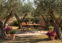 Load image into Gallery viewer, MaximaVida foldable garden table Toscana 120 x 70 cm black - 100% FSC excellent acacia