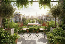 Load image into Gallery viewer, MaximaVida foldable square acacia bistro set Toscana 70 cm olive green - chairs with armrest