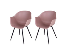 Load image into Gallery viewer, MaximaVida dining chair Cuyp XXL dusky pink conical chair legs - 2 pieces