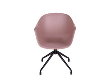Load image into Gallery viewer, MaximaVida dining chair Cuyp XXL dusky pink swivel frame legs - 2 pieces