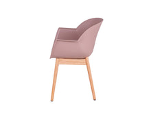 Load image into Gallery viewer, MaximaVida dining chair Cuyp XXL dusky pink oak chair legs - 2 pieces