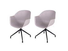 Load image into Gallery viewer, MaximaVida dining chair Cuyp XXL taupe swivel frame legs - 2 pieces