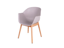 Load image into Gallery viewer, MaximaVida dining chair Cuyp XXL taupe oak chair legs - 2 pieces