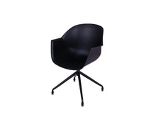 Load image into Gallery viewer, MaximaVida dining chair Cuyp XXL black swivel frame - 2 pieces