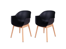 Load image into Gallery viewer, MaximaVida dining chair Cuyp XXL black oak chair legs - 2 pieces