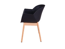 Load image into Gallery viewer, MaximaVida dining chair Cuyp XXL black oak chair legs - 2 pieces