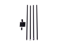 Afbeelding in Gallery-weergave laden, MaximaVida set grondplaten voor verlichting paal New York 360 cm- 4 stuks