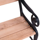 Load image into Gallery viewer, MaximaVida cast iron garden bench frame Prinsengracht black