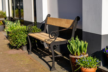 Lade das Bild in den Galerie-Viewer, MaximaVida Gusseisen Gartenbank Prinsengracht - 125 cm