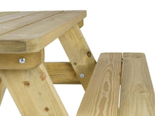 Load image into Gallery viewer, MaximaVida wooden picnic table for kids Tallinn 100 cm
