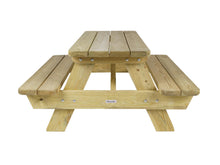 Load image into Gallery viewer, MaximaVida wooden picnic table for kids Tallinn 100 cm