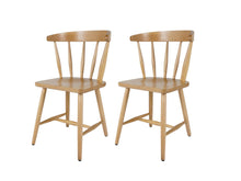 Load image into Gallery viewer, MaximaVida wooden chair Maximus clear varnish – box per 2