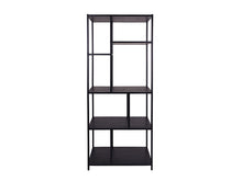 Load image into Gallery viewer, MaximaVida industrial wall cabinet Chicago 80 x 45 x 190 cm black - 150 kg carrying capacity