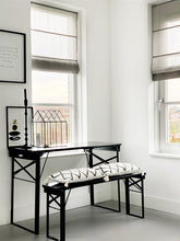 Load image into Gallery viewer, MaximaVida foldable picnic set Berlin 120 cm black - FSC certified