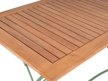 Load image into Gallery viewer, MaximaVida foldable garden table Toscana 120 x 70 cm olive green - 100% FSC excellent acacia