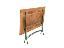 Load image into Gallery viewer, MaximaVida foldable acacia garden set Toscana 120 cm olive green - chairs with armrest