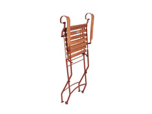 Load image into Gallery viewer, MaximaVida foldable garden chair Toscana with armrest rust brown 2 pieces