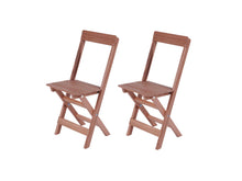 Load image into Gallery viewer, MaximaVida wooden festival chair Berlijn foldable - 2 pieces
