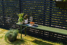 Lade das Bild in den Galerie-Viewer, MaximaVida klappbare Picknickbank Berlin, olivgrün, 200 x 25 cm