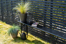 Lade das Bild in den Galerie-Viewer, MaximaVida klappbare Picknickbank Berlin, schwarz, 200 x 25 cm