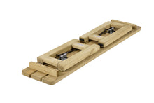 Load image into Gallery viewer, MaximaVida folding picnic bench Vilnius 200 x 25 cm – 2 pieces