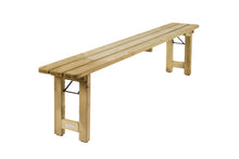 Load image into Gallery viewer, MaximaVida folding picnic bench Vilnius 200 x 25 cm – 2 pieces