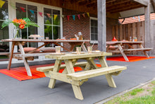 Load image into Gallery viewer, MaximaVida wooden picnic table for kids Tallinn 100 cm