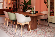 Load image into Gallery viewer, MaximaVida dining chair Cuyp XXL ice blue conical chair legs - 2 pieces