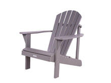 Load image into Gallery viewer, MaximaVida polywood Adirondack garden chair with footstool Montreal grey – luxurious version