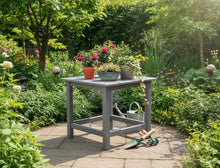 Load image into Gallery viewer, MaximaVida polywood Adirondack side table Montreal grey – luxurious version