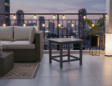 Load image into Gallery viewer, MaximaVida plastic side table Montreal black – luxurious design