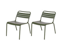 Load image into Gallery viewer, MaximaVida metal lounge chair Max XXL olive green - 2 pieces