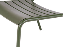 Afbeelding in Gallery-weergave laden, MaximaVida metalen loungestoel Max olijfgroen - doos per 2 stuks