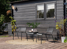 Load image into Gallery viewer, MaximaVida metal lounge chair Max XXL black - 2 pieces