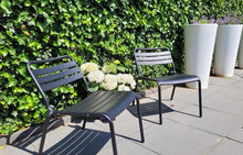 Load image into Gallery viewer, MaximaVida metal lounge chair set Max XXL black