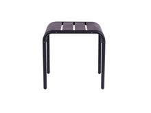 Load image into Gallery viewer, MaximaVida metal side table stool Max 45 cm black