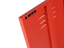 Lade das Bild in den Galerie-Viewer, MaximaVida Metallschrank Finn 80 x 40 x 102 cm soft orange - 2 Fachböden