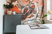 Load image into Gallery viewer, MaximaVida metal locker cabinet Finn 80 x 40 x 102 cm mouse grey - 2 shelves