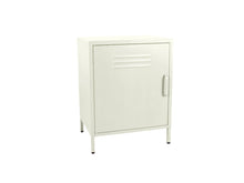 Load image into Gallery viewer, MaximaVida metal little locker cabinet with castors 52 x 40 x 67 cm ivory